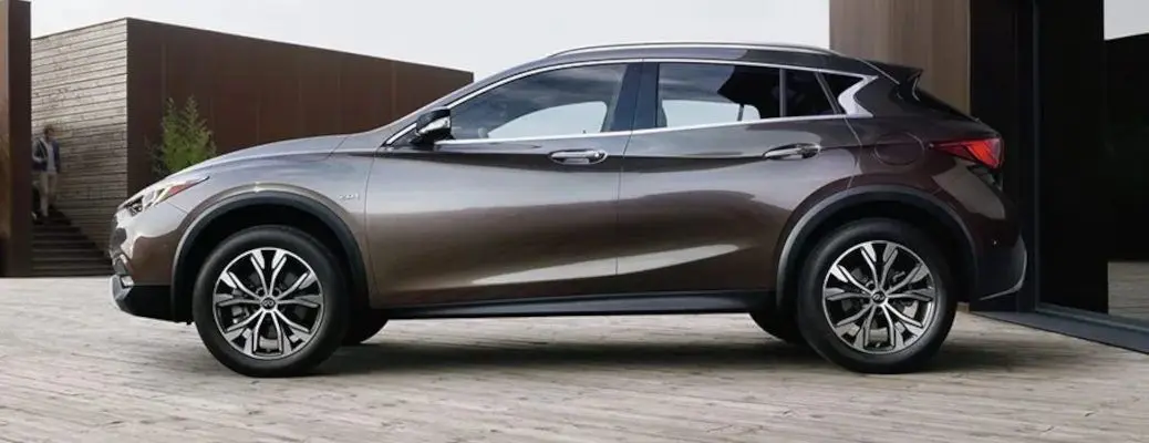 A side view of the Infiniti QX30
