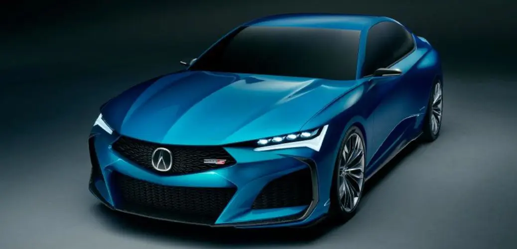 The exterior of the Acura Type S Concept.