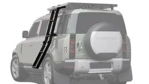 The Land Rover Defender side mounted ladder.