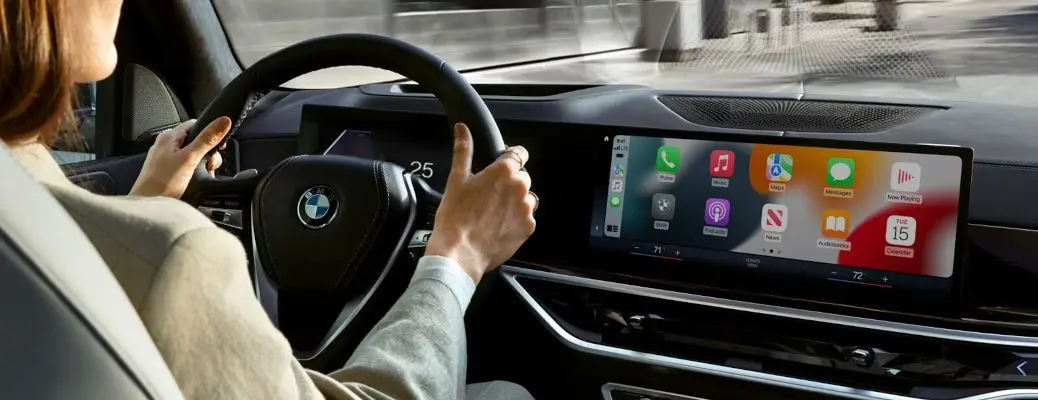 The interior of the BMW X5.