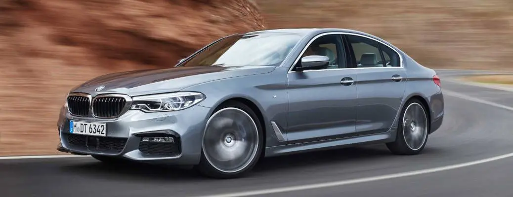 A side exterior view of the BMW 5 Series sedan