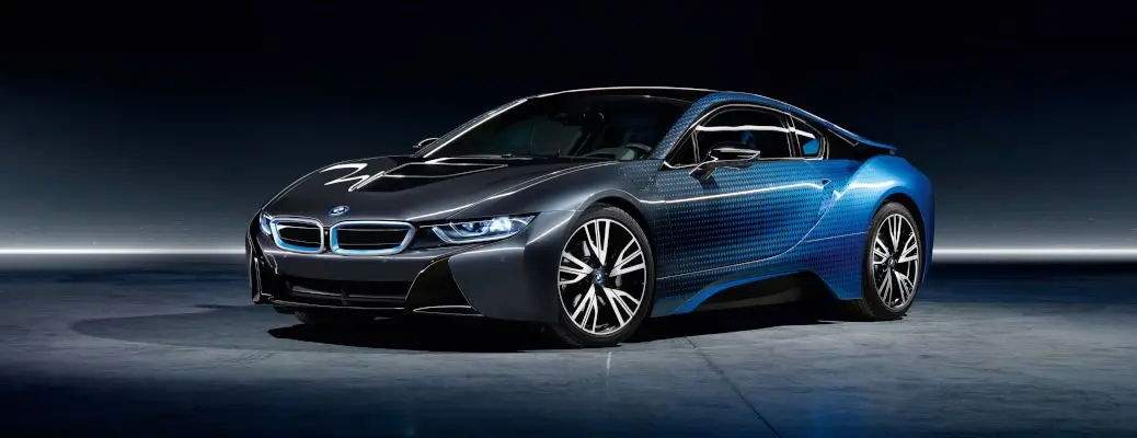The BMW i8 concept car exterior