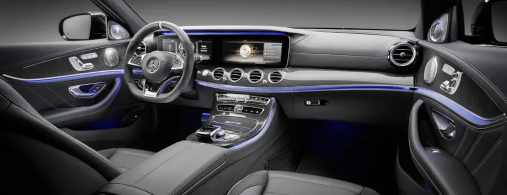 Interior of the Mercedes-Benz E63 S