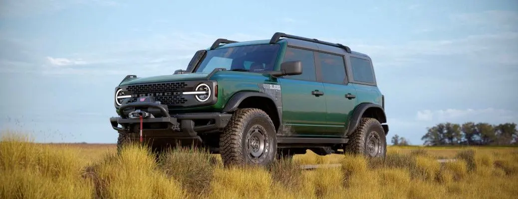 The new Ford Bronco near Dallas.