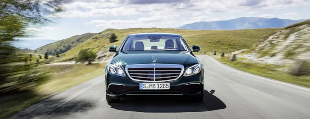 2017 Mercedes E Class front exterior view.