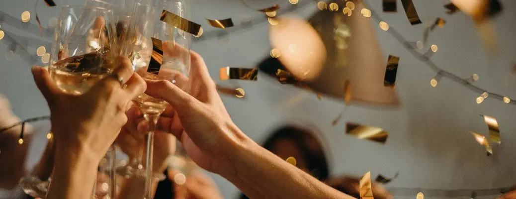 A New Year's Eve celebration near Dallas.