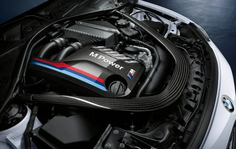 The engine of the 2016 BMW M2.