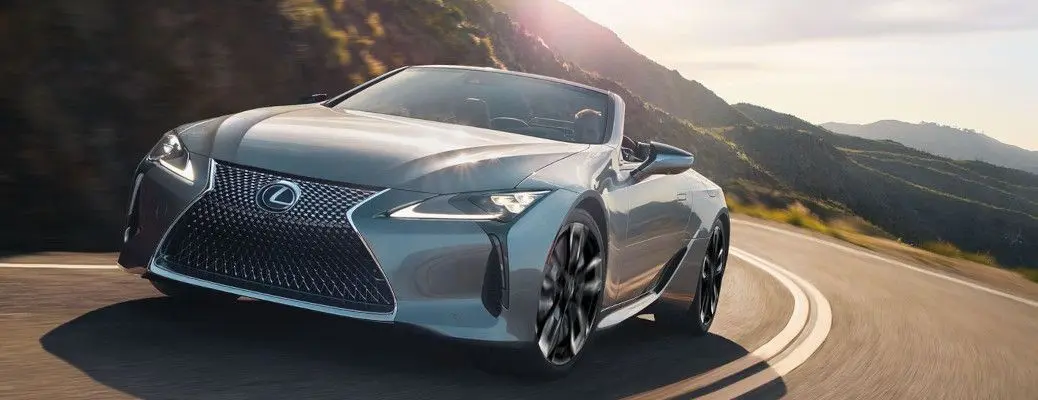 An exterior view of the Lexus LC 500.