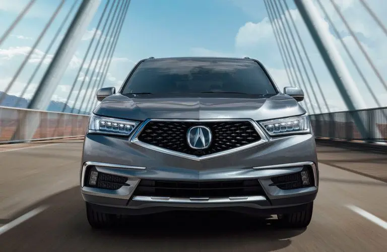 Front view of the 2017 Acura MDX