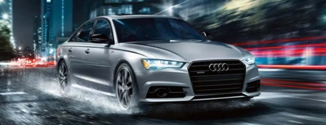 2017 Audi A6 on road