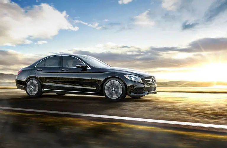Side view of the 2017 Mercedes-Benz C-Class sedan