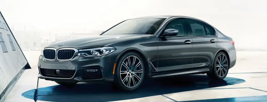 Side view of the 2018 BMW 5 series