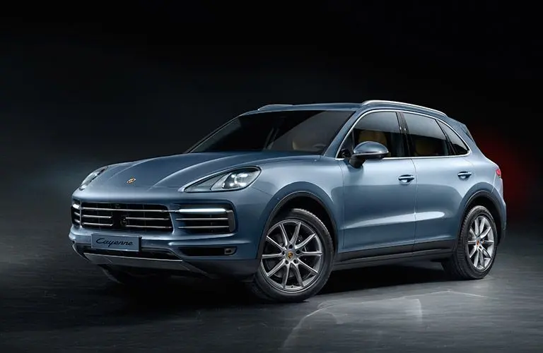 2018 Porsche Cayenne in blue