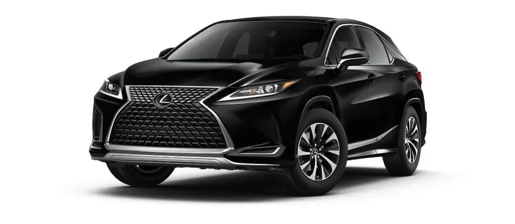 Obsidian 2020 Lexus RX on White Background