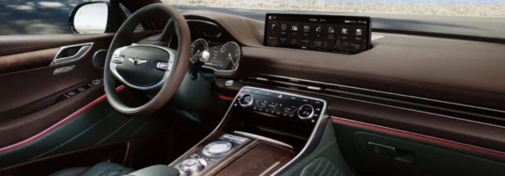 2021 Genesis GV80 Front Seat Interior and Dashboard