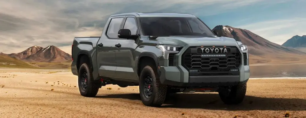 The exterior of the 2022 Toyota Tundra