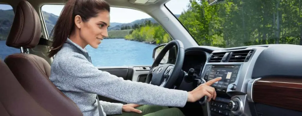 The interior of the 2021 Toyota 4Runner.