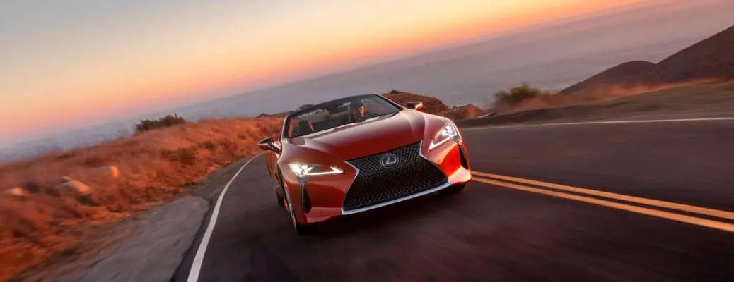 The new Lexus SC 500 convertible.
