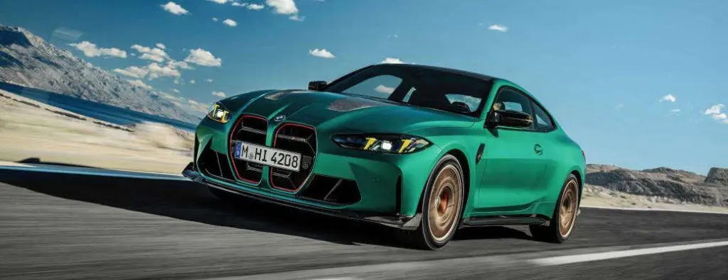 The 2025 BMW M4, one of the used luxury vehicles for sale at Autos of Dallas in Irving and Plano, TX.