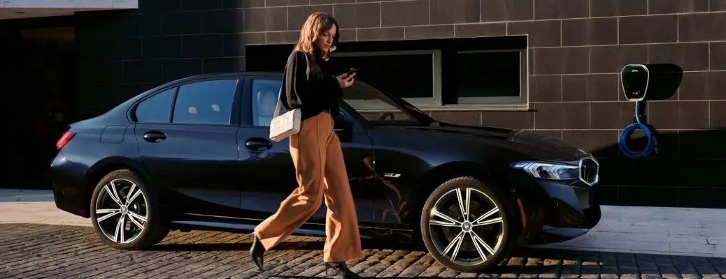 A BMW 3 Series plug in hybrid.