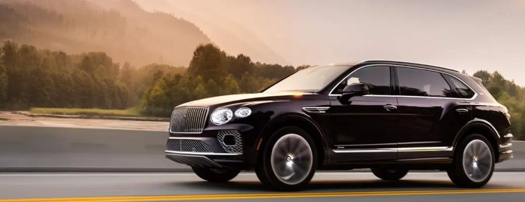 A side view of the Bentley Bentayga.