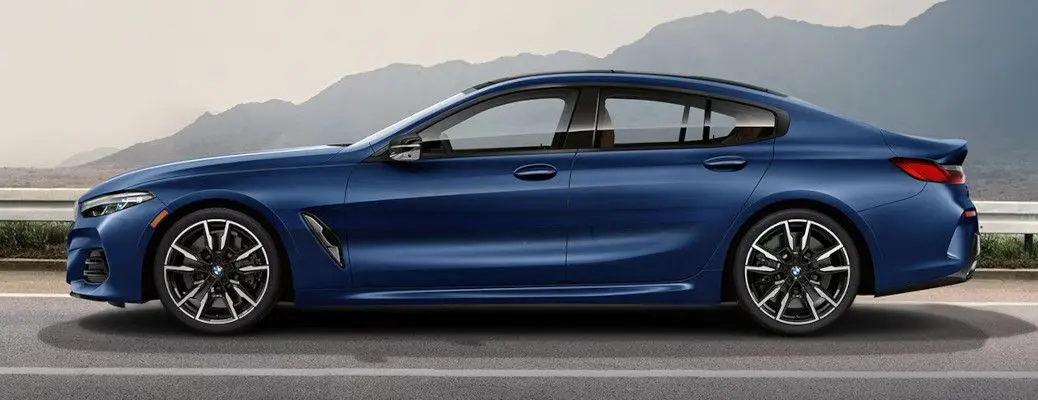 A BMW 8-series sedan, which can be found used at Autos of Dallas.