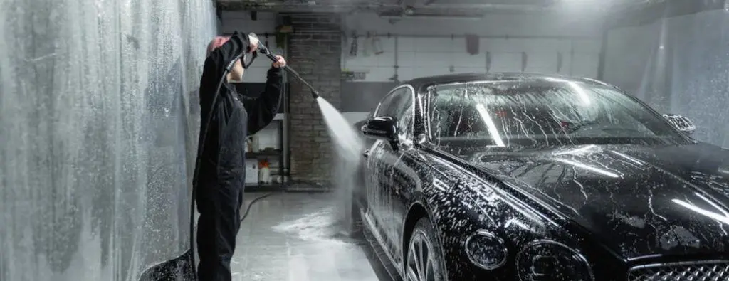 Summer 2023 Car Maintenance Tips near Dallas include keeping your car clean inside and out, like in this photo of a carwash.