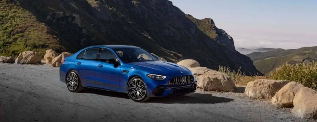 A side external view of the 2025 Mercedes-Benz C43