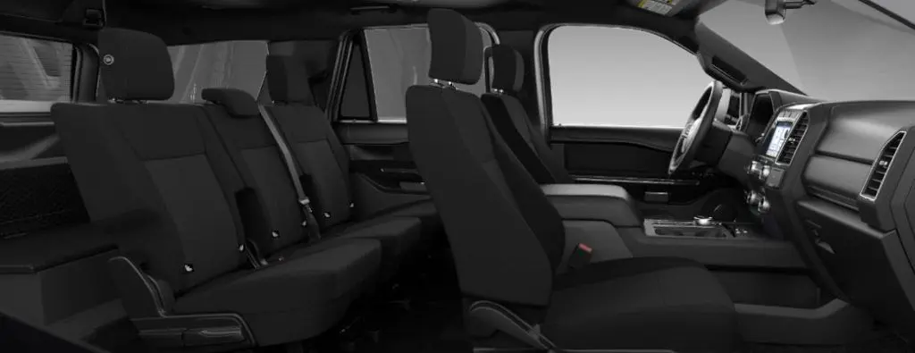 The interior of the 2021 Ford Expedition.