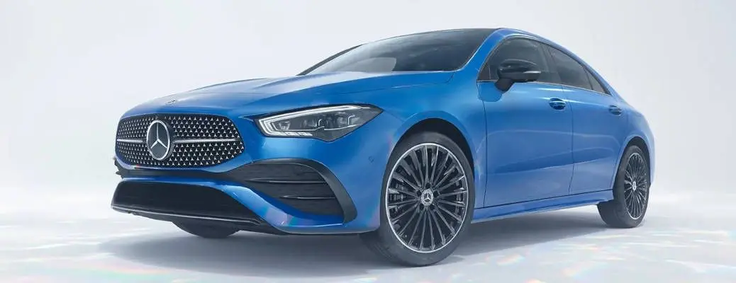 A front quarter exterior view of the 2024 Mercedes-Benz CLA