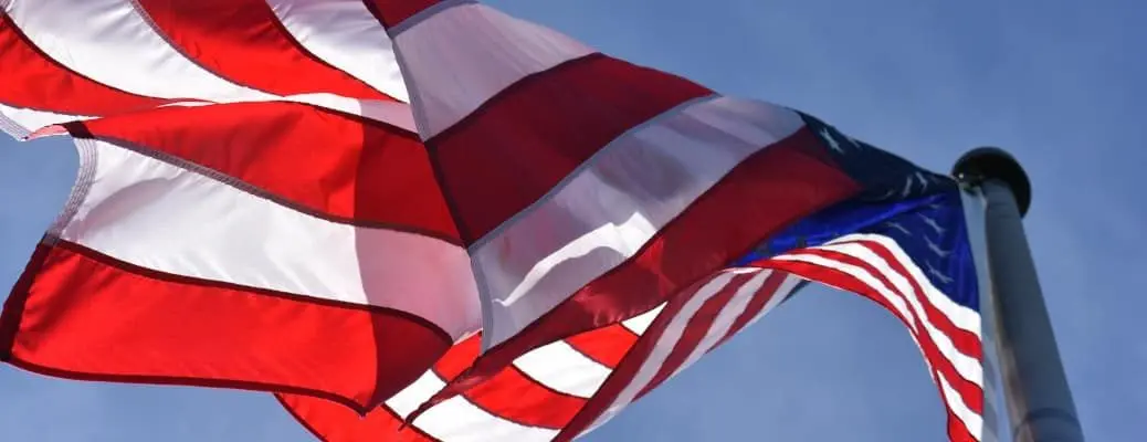 The American flag, one of the symbols during Memorial Day Weekend 2023 near Dallas.