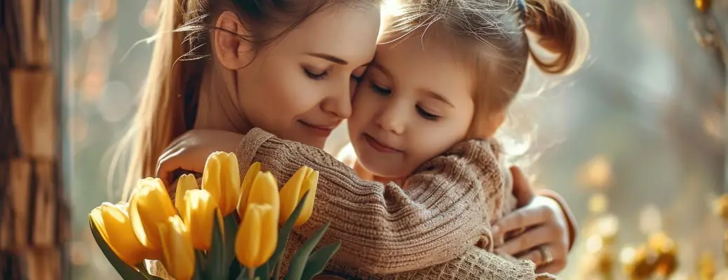 A mother and daughter