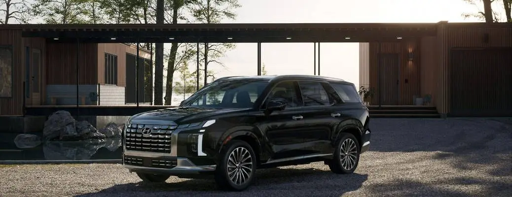 A front quarter exterior view of the 2024 Hyundai Palisade.