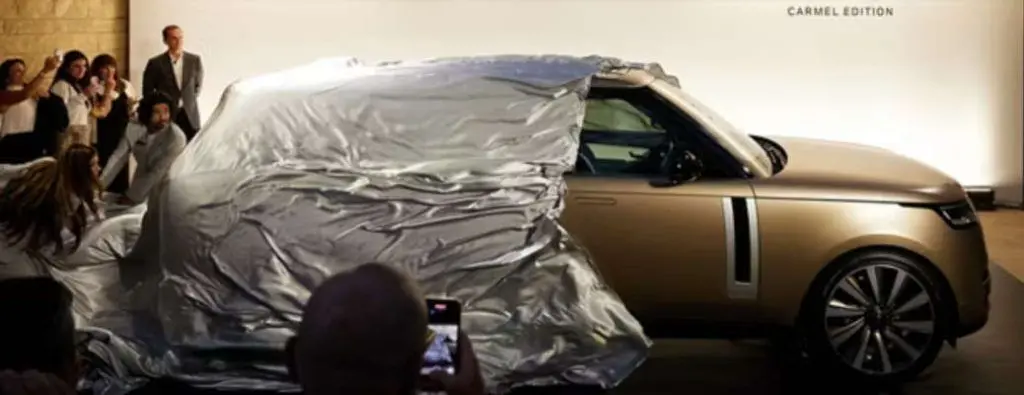 The unveiling of the 2024 Range Rover SV Carmel edition.