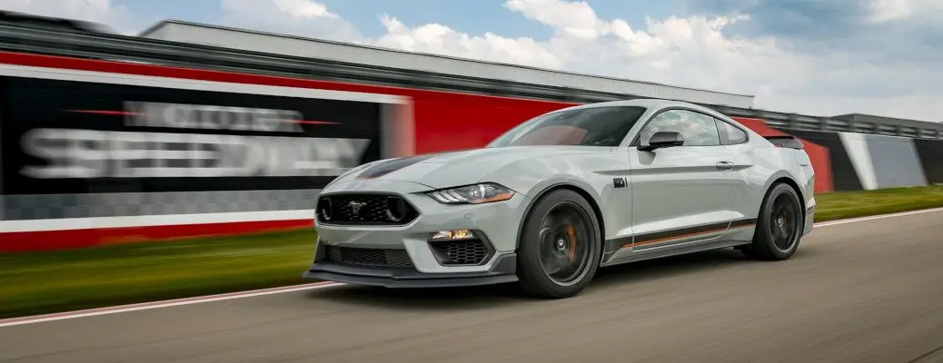 The exterior of the Ford Mustang.