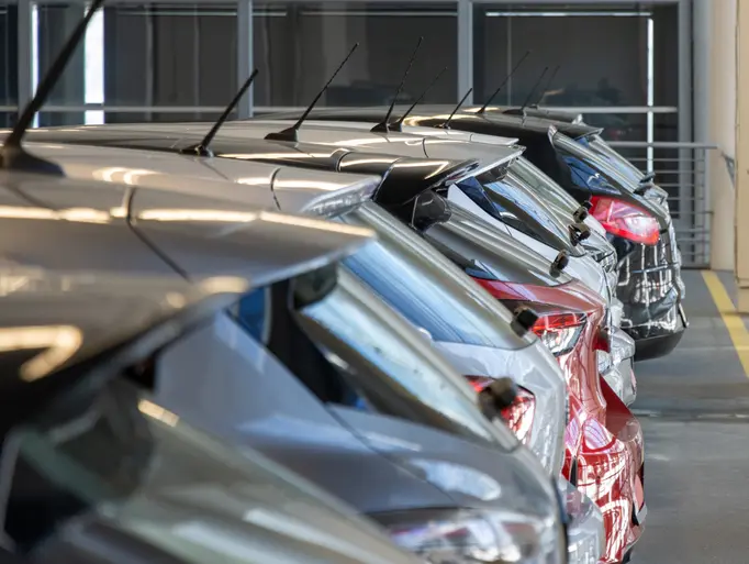 a view of many used cars