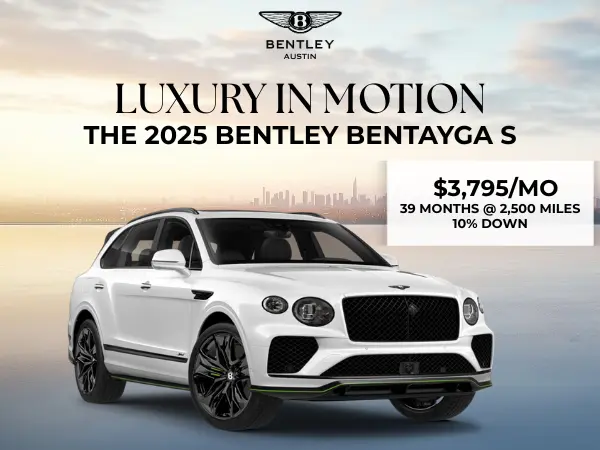 New 2025 Bentley Bentayga S Lease Special for $3,795/month