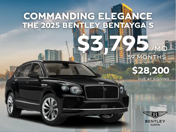 2025 Bentley Bentayga S Lease Special