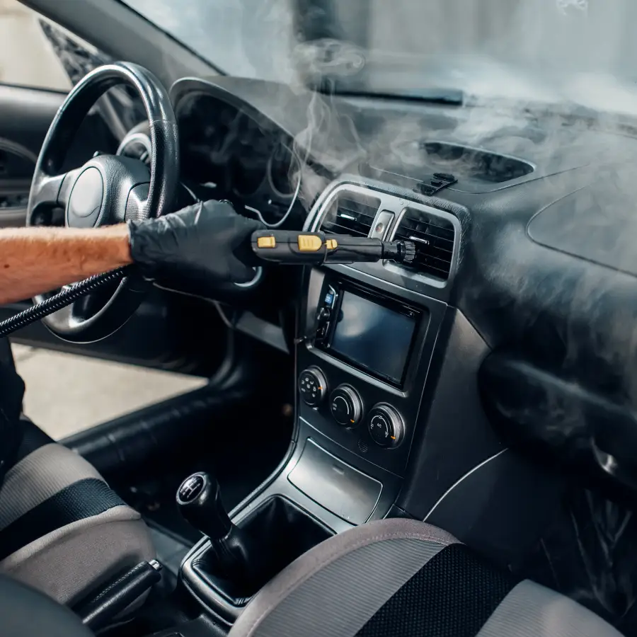 Interior auto detailing service at McCloskey Appearance Center in Colorado Springs