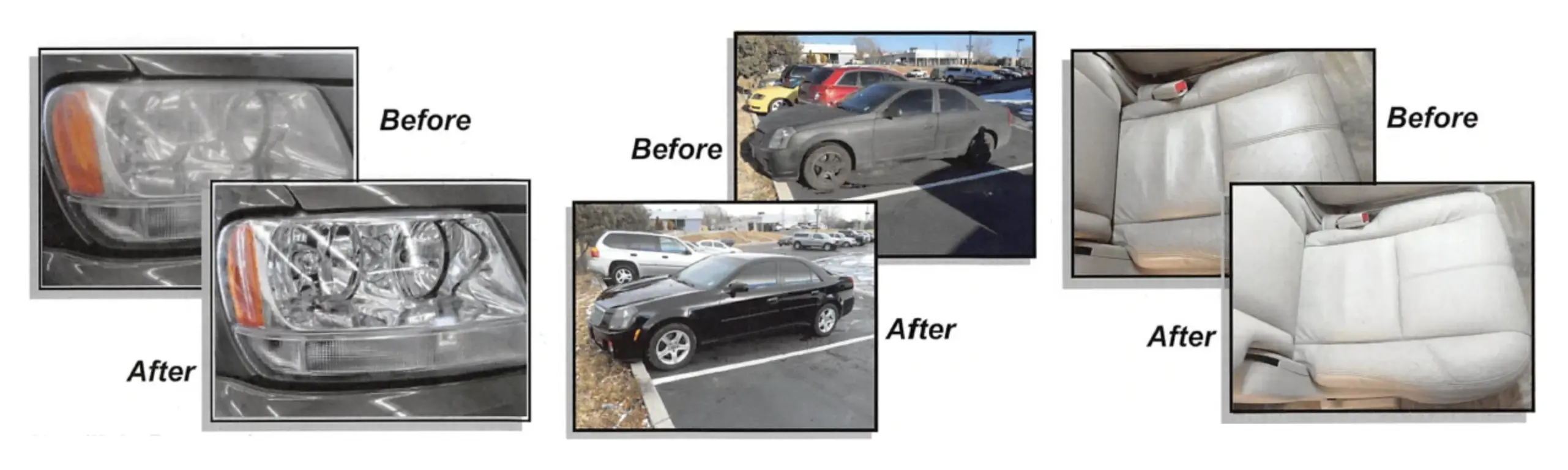 Interior detailing results at McCloskey Appearance Center in Colorado Springs, CO