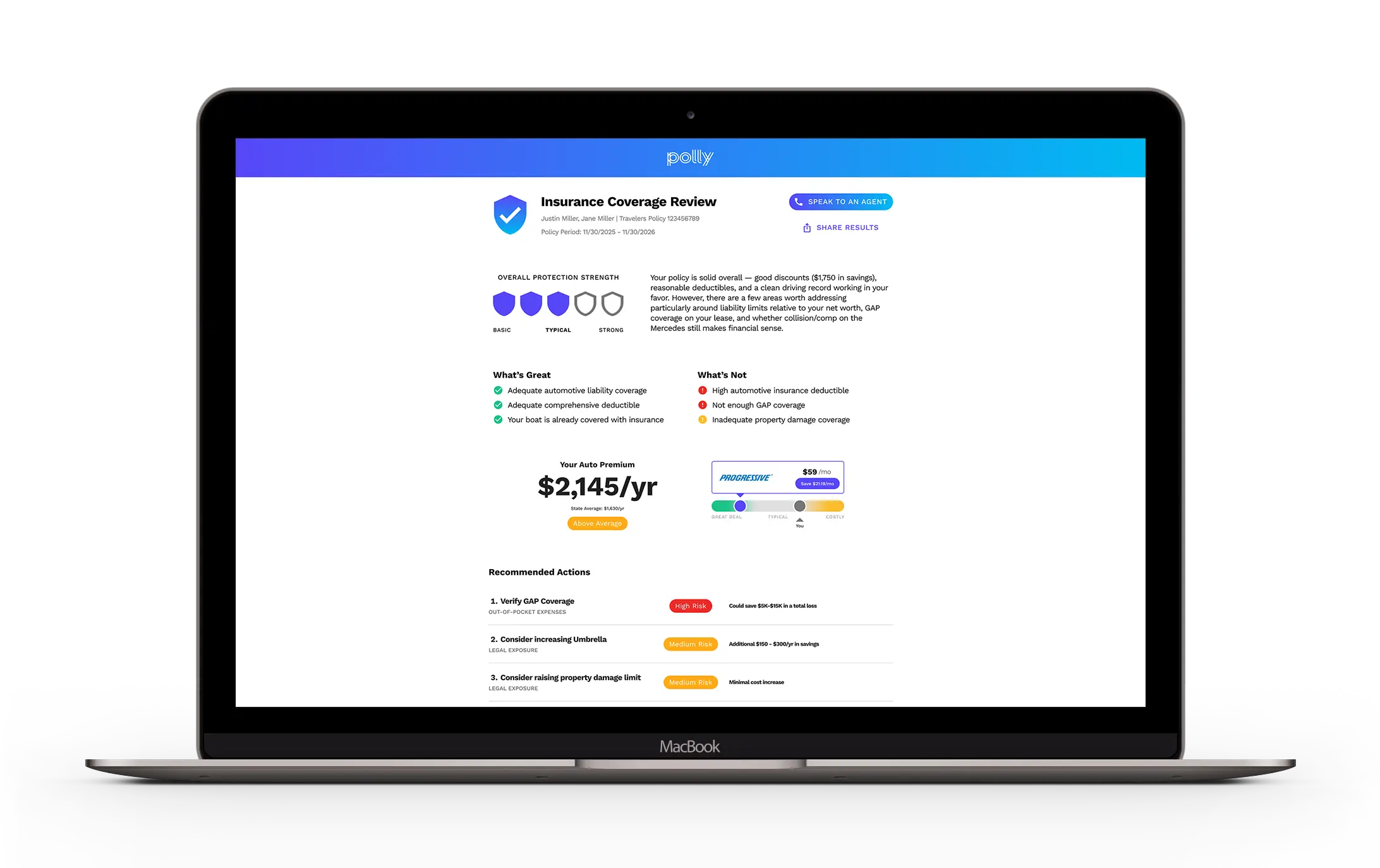 Coverage Advisor insurance review preview
