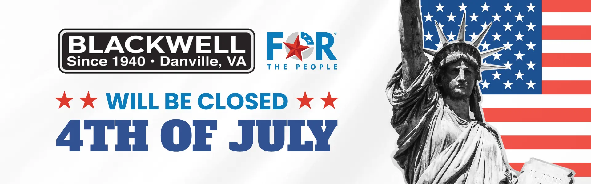 Closed 4th of July