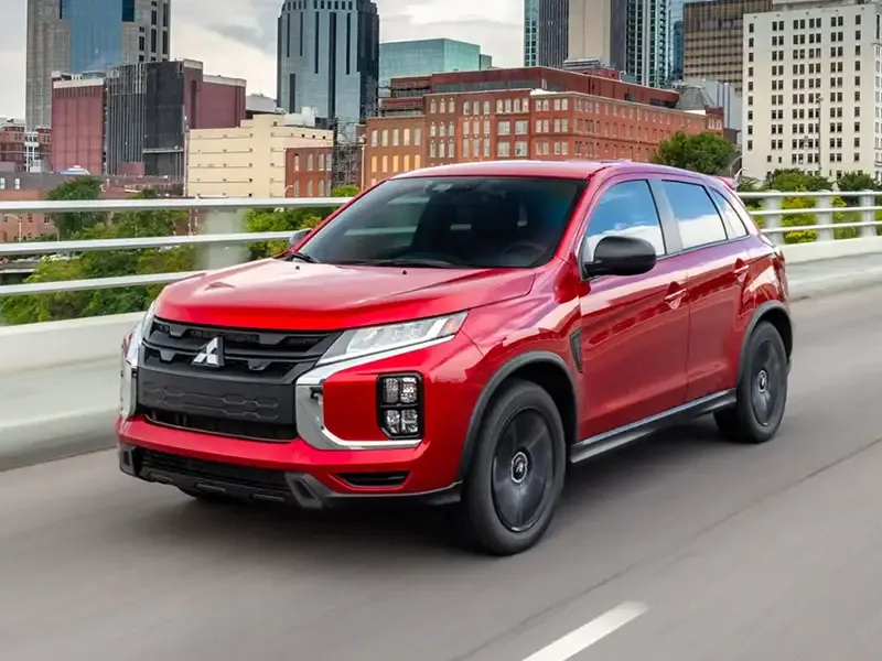 Red Mitsubishi Outlander Sport available at Bob Mills Mitsubishi in Myrtle Beach, SC.