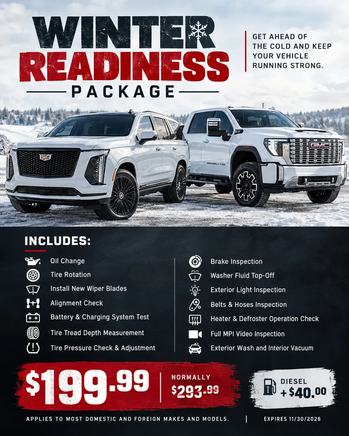 Winter Readiness Package