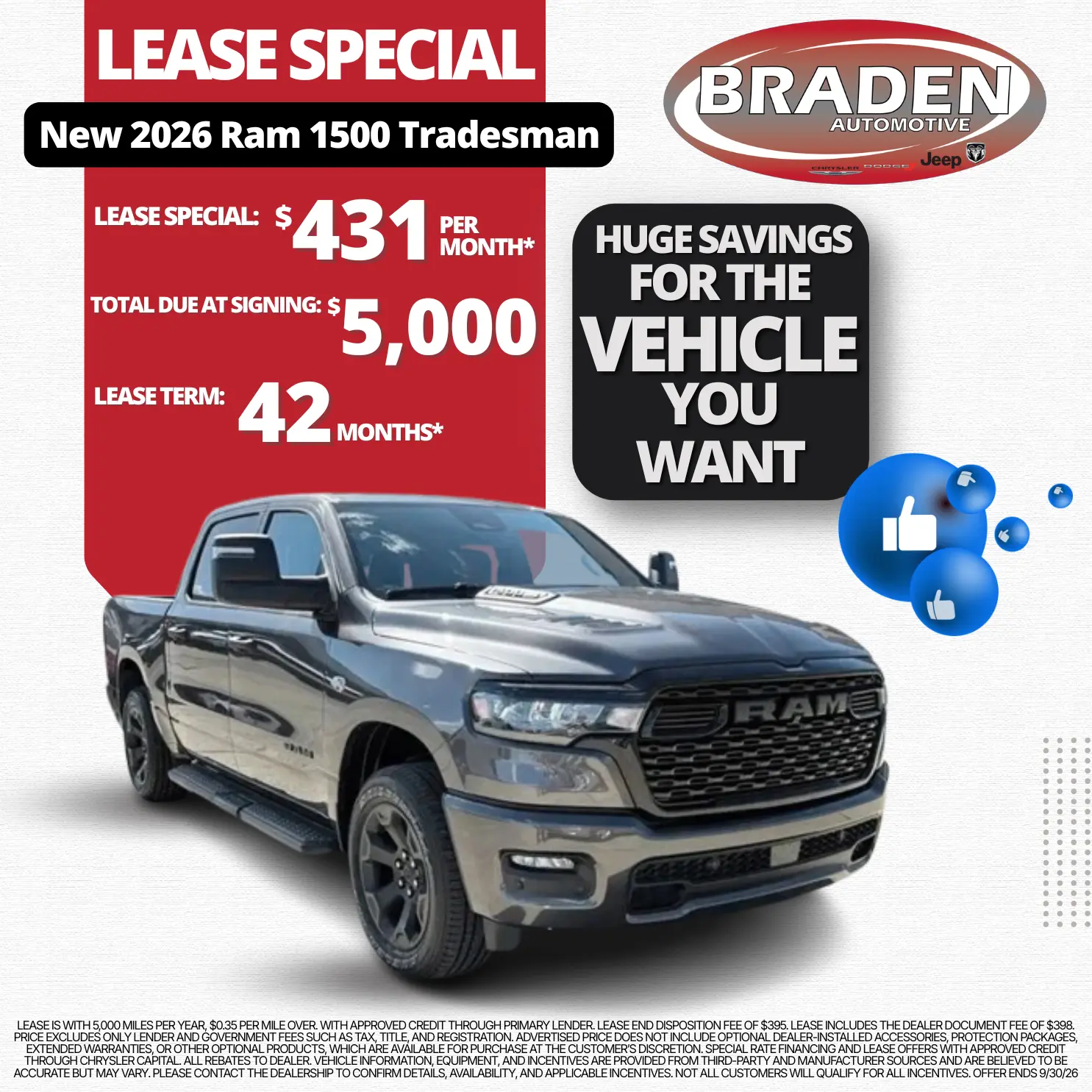 RAM Express Lease