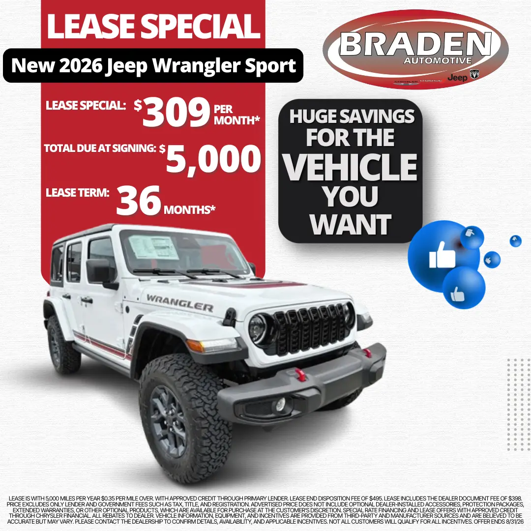 8/26 Wrangler Lease