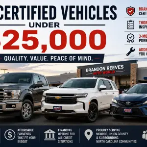 Why Certified Used Vehicles Under $25,000 Are One of the Smartest Purchases You Can Make