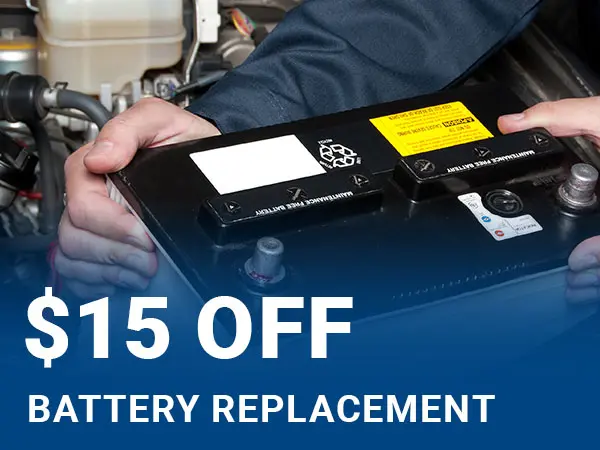 $15 Off Battery Replacement