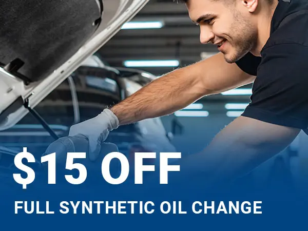$15 Off Full Synthetic Oil Change