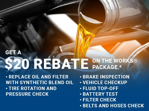 Get a $20 rebate on The Works® Package
